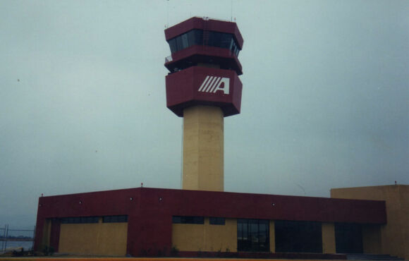 Control tower in Toluca International Airport